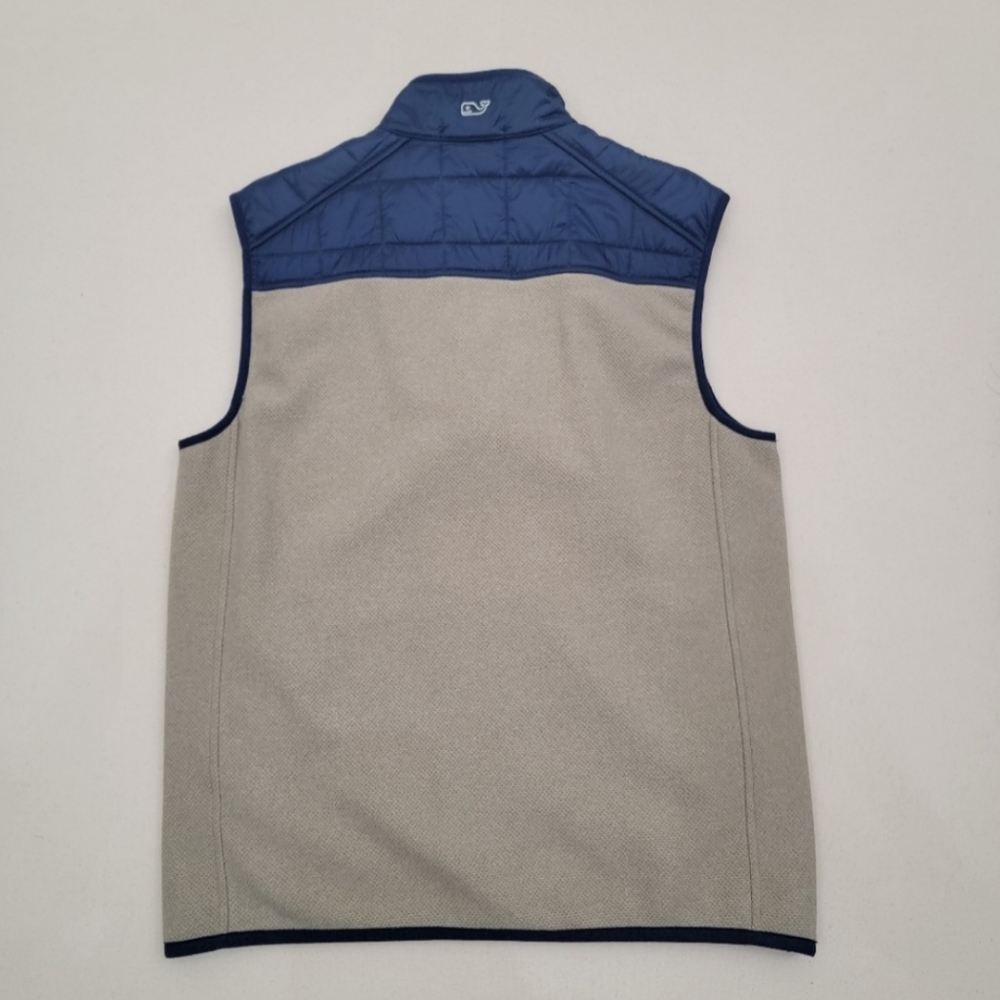 Vineyard Vines Vest M Blue/Cream - Picture 5 of 5